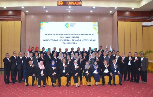 Penandatangan Perjanjian Kinerja di lingkungan Ditjen Nakes.