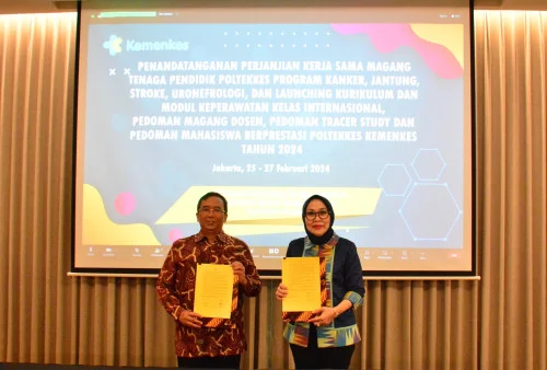 Penandatanganan PKS Magang Tenaga Pendidik Poltekkes untuk Program Prioritas