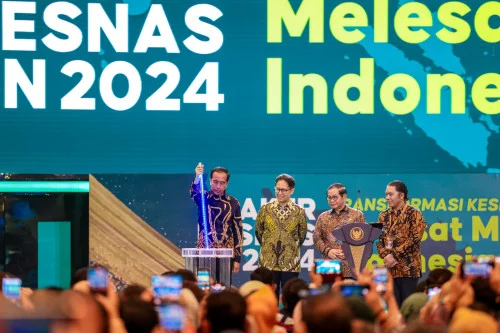 Presiden Resmi Membuka Rakerkesnas 2024