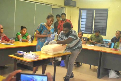 Tingkatkan Kerja Sama Kemenkes Berikan Pelatihan untuk Perawat Vanuatu