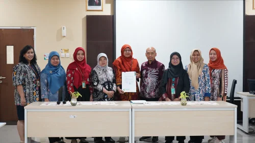 Komitmen dalam Peningkatan SDM di Bidang Kesehatan, Bapelkes Semarang Lakukan Akreditasi Perpustakaan