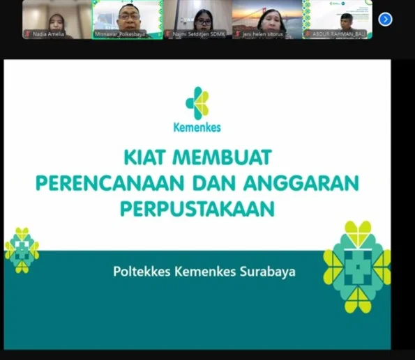 Sharing Session Seri #1 Tahun 2025: Sukses Menyusun Perencanaan dan Anggaran Perpustakaan Poltekkes Kemenkes RI