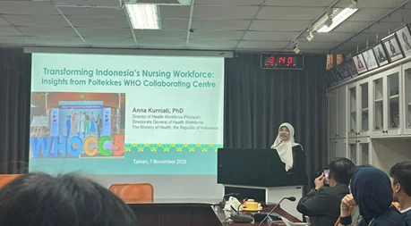 Public Lecture at NCKU, Taiwan  “Transforming Indonesia’s Nursing Workforce: Insights from Poltekkes WHO Collaborating Centre”
