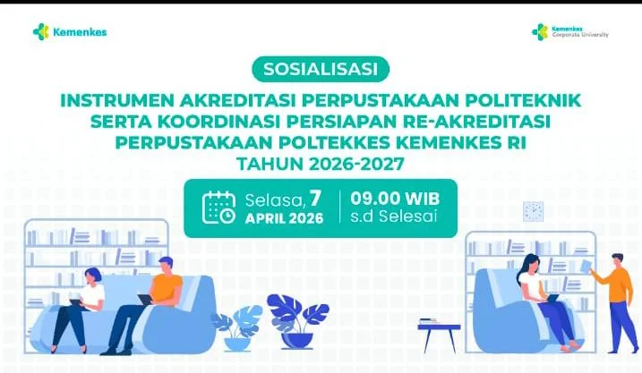 Ditjen SDM Kesehatan Gelar Sosialisasi Instrumen Akreditasi Perpustakaan Politeknik untuk Persiapan Re-Akreditasi Tahun 2026–2027