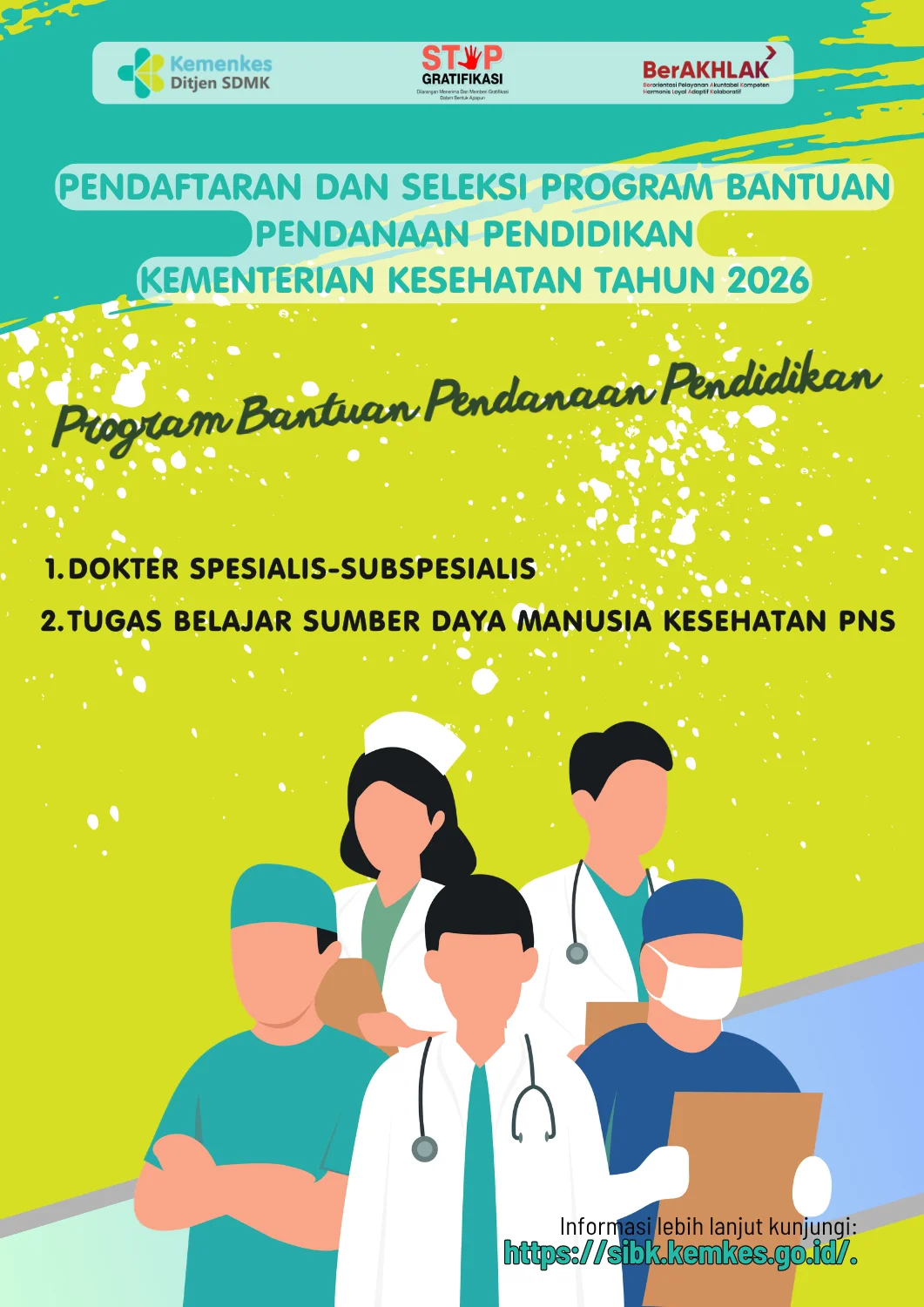 Kementerian Kesehatan Resmi Membuka Pendaftaran dan Seleksi Program Bantuan Pendanaan Pendidikan Tahun 2026