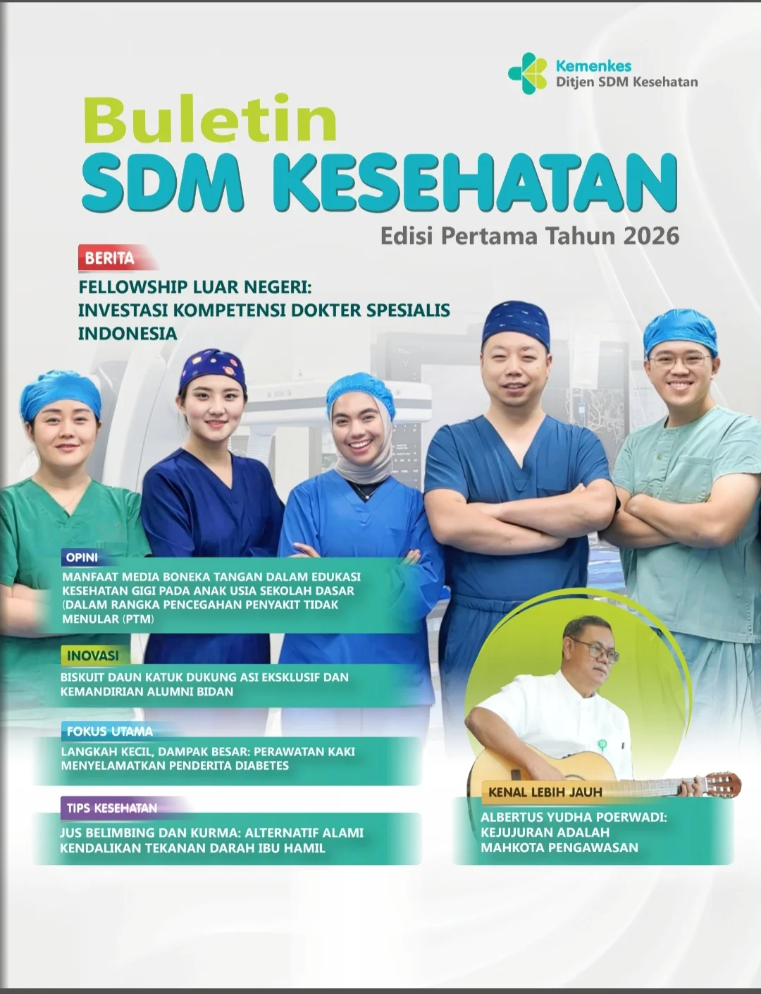 Buletin SDM Kesehatan edisi pertama tahun 2026