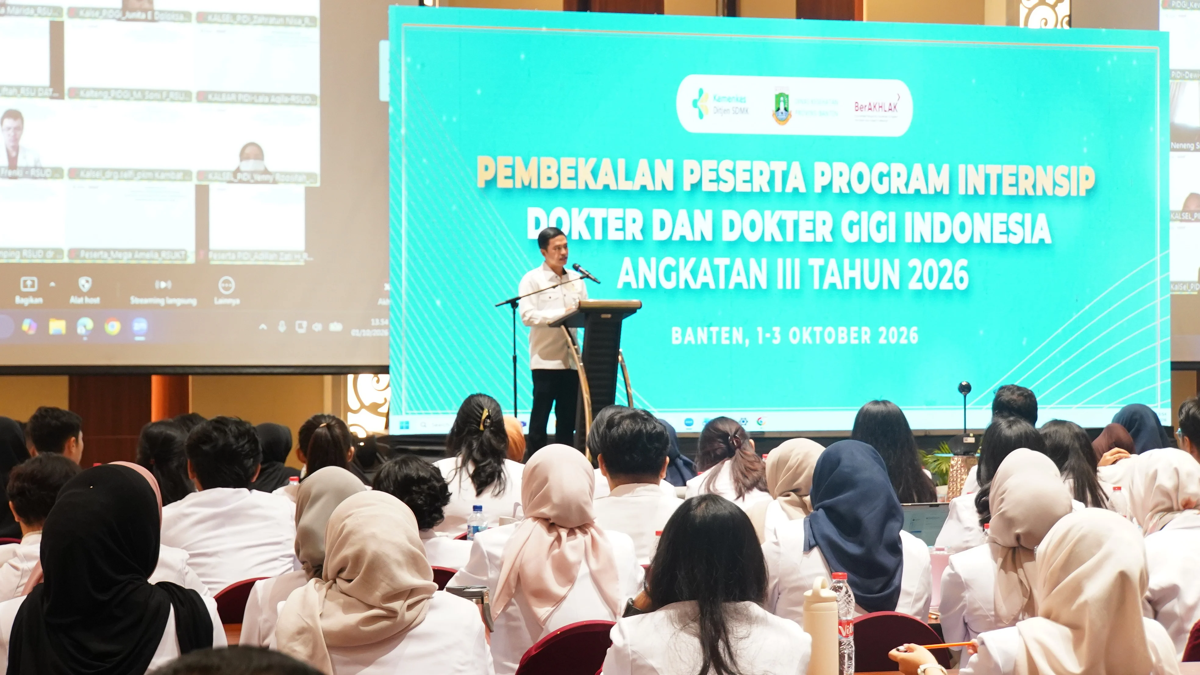 Wamenkes Dante: Dokter Internsip Harus Siap Mengabdi, Jangan Ada Lagi Perundungan